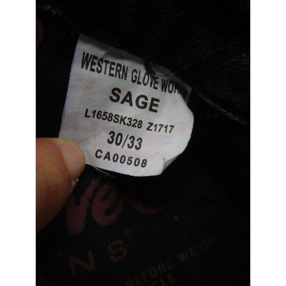VINTAGE Silver Jeans 30 Sage Western Glove Work Bootcut Denim Pants - Picture 13 of 15